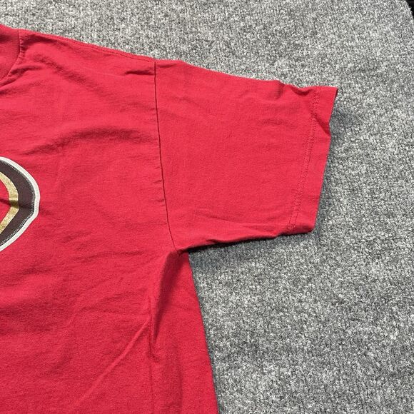 San Francisco 49ers Shirt Mens Large Red Frank Gore NFL Football Team Apparel Lg - Picture 5 of 16